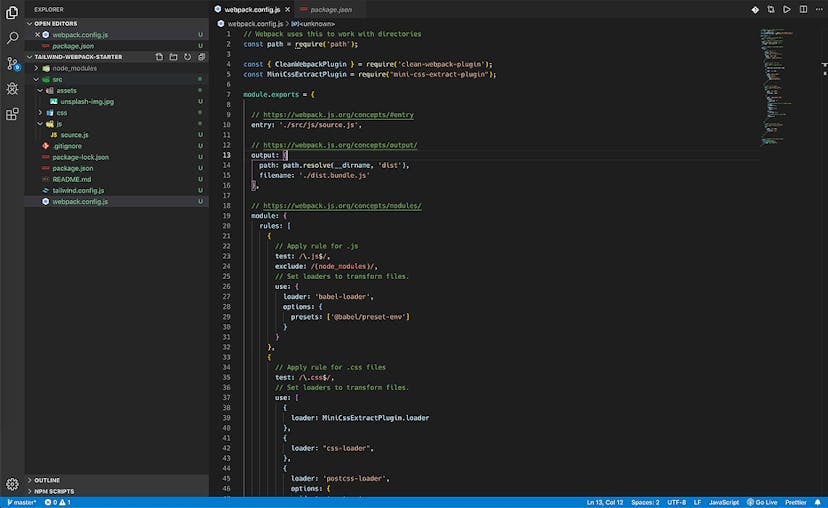 /building-a-reusable-front-end-development-project-using-webpack-and-tailwind-css-nsk2de9 feature image