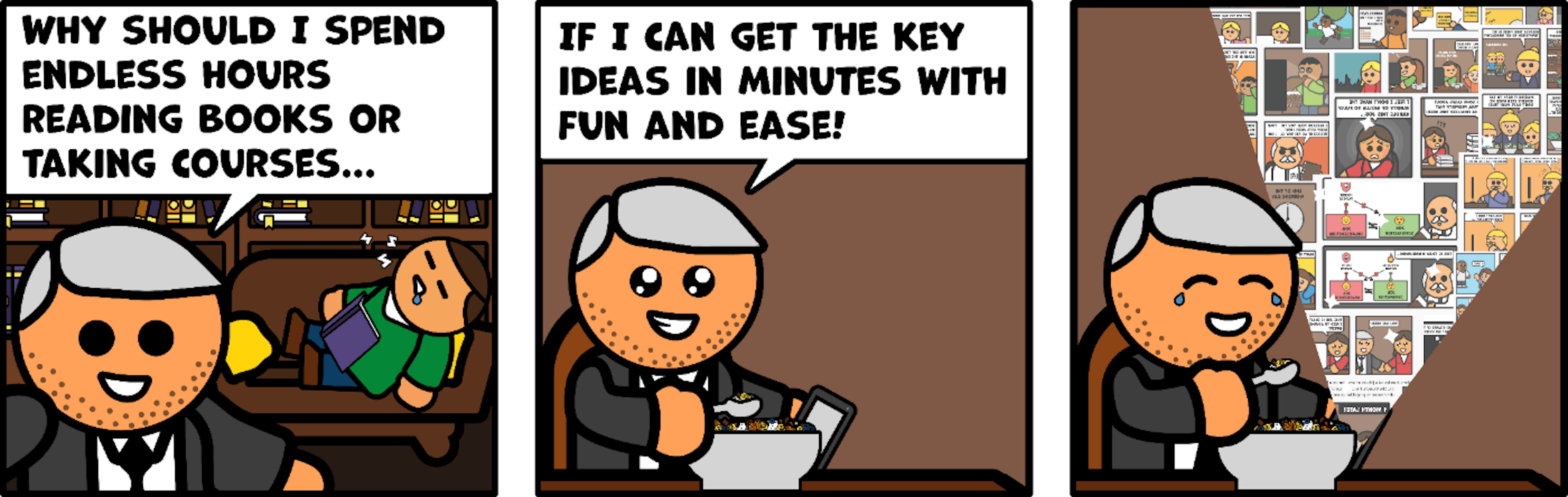 Learn Key Ideas With Fun & Ease With Improvement Comics
