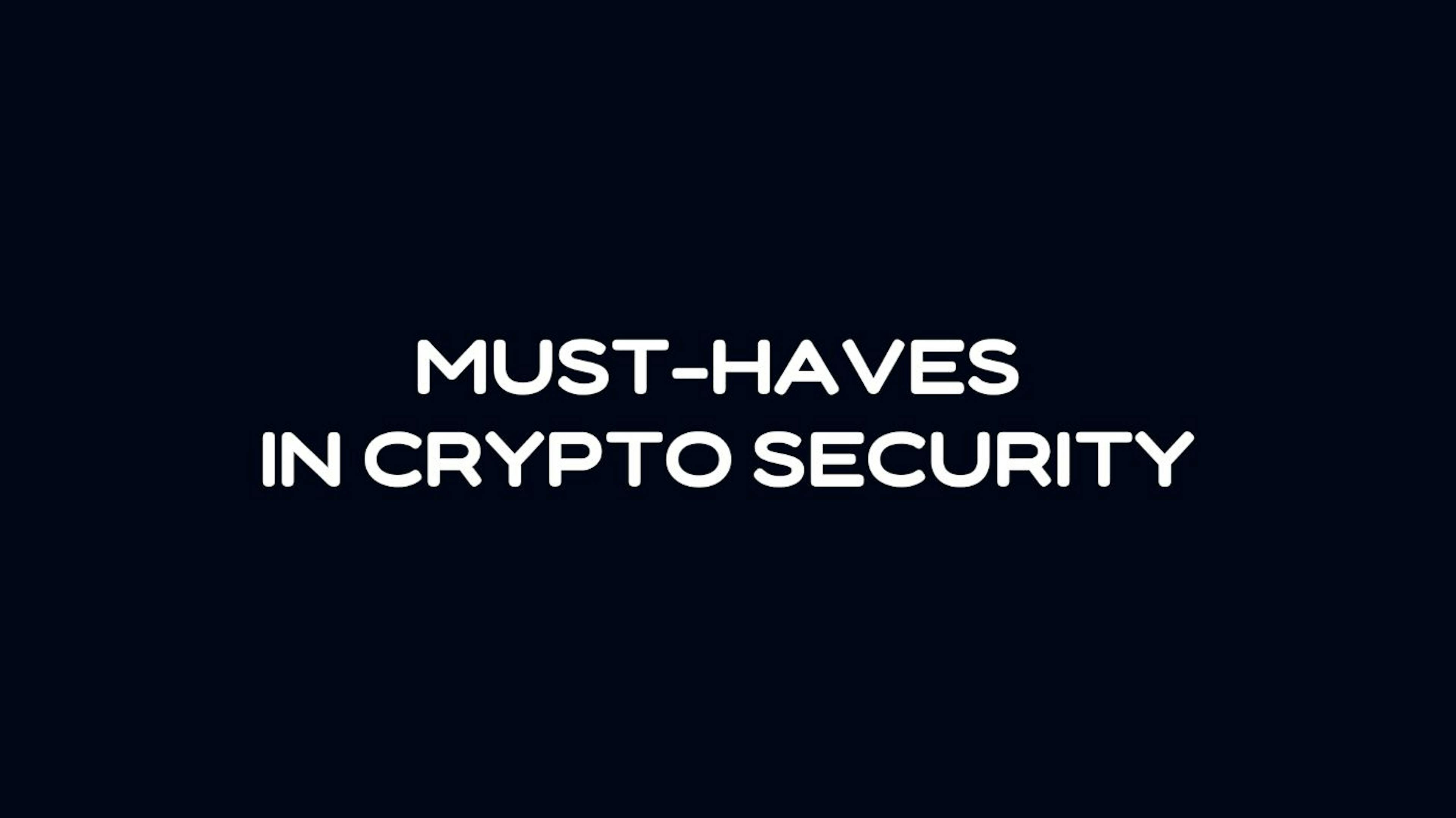 featured image - A Crypto Security Checklist for Every User 
