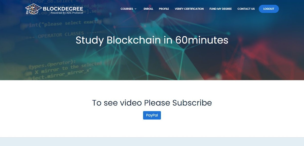 featured image - Study Blockchain in 60 Minutes: New Online Course Launched By Blockdegree