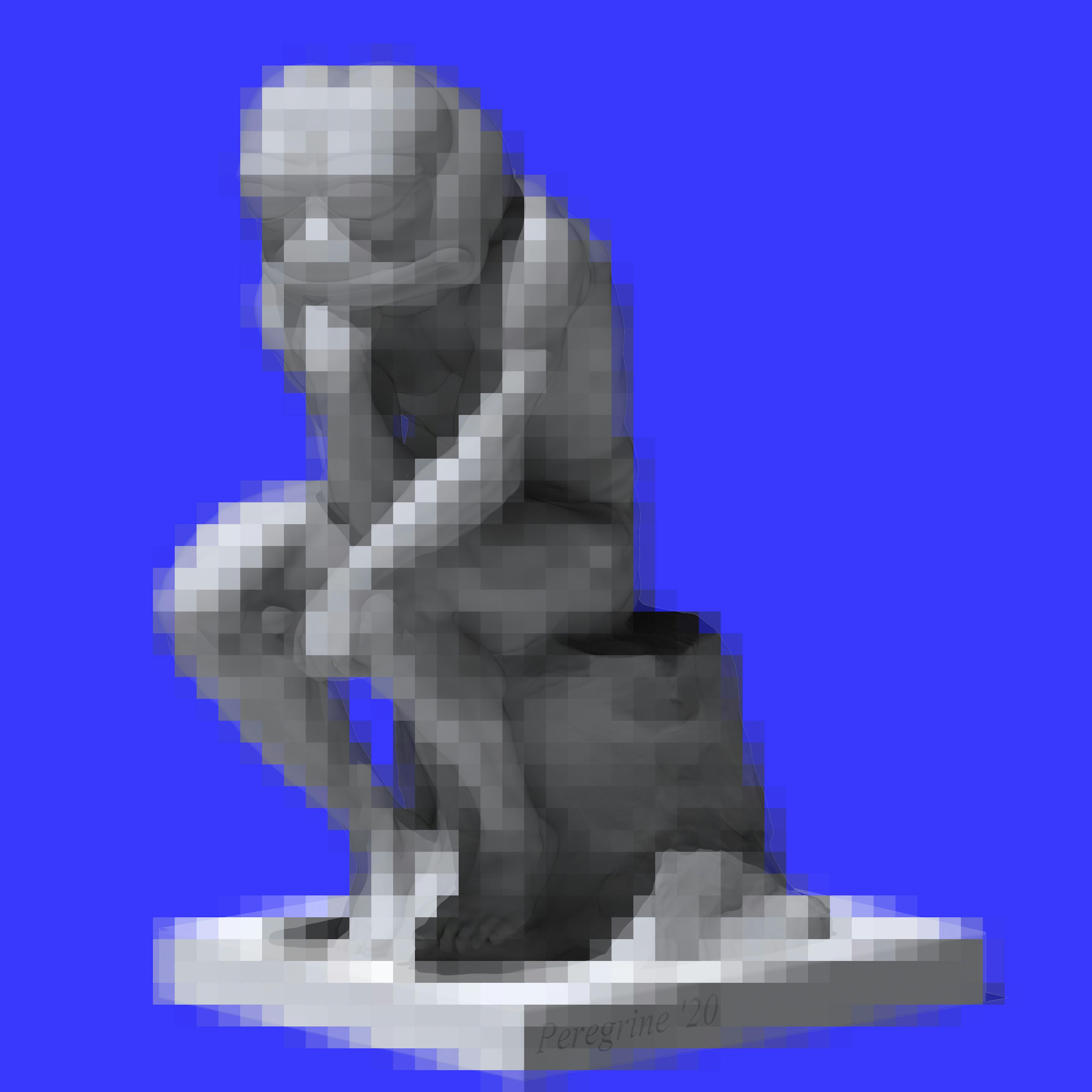 Rodin's Thinking Pepe - An NFT by me