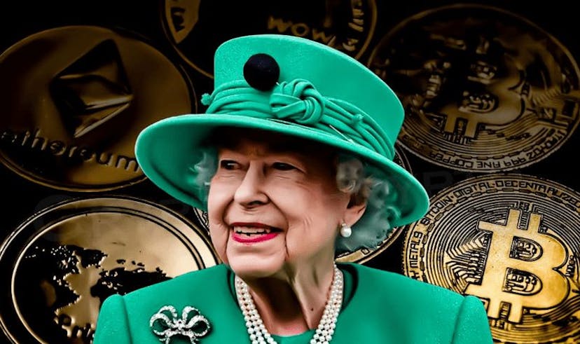 /queen-elizabeths-death-inundates-the-crypto-world-with-innumerable-nfts-and-meme-coins feature image