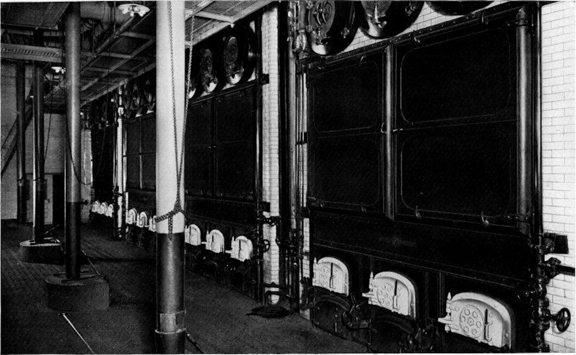 Portion of 4160 Horse-power Installation of Babcock & Wilcox Boilers at the Prudential Life Insurance Co. Building, Newark, N. J.