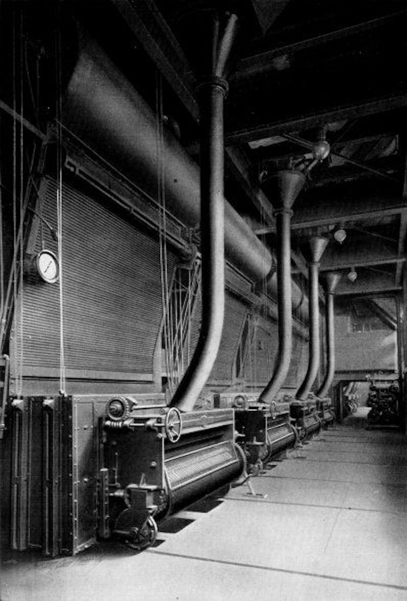 3000 Horse-power Installation of Cross Drum Babcock & Wilcox Boilers and Superheaters Equipped with Babcock & Wilcox Chain Grate Stokers at the Washington Terminal Co., Washington, D. C.