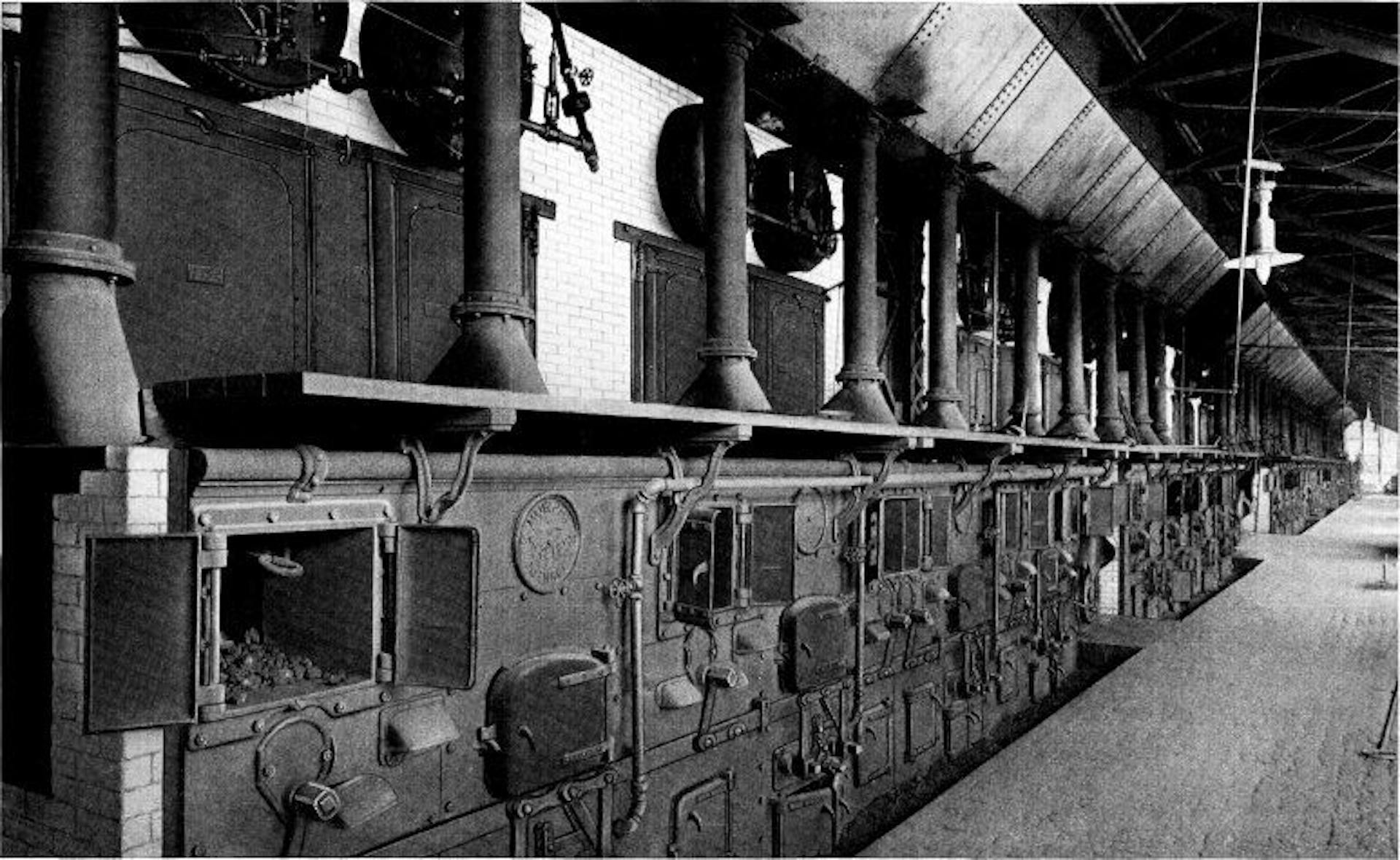 4880 Horse-power Installation of Babcock & Wilcox Boilers at the Open Hearth Plant of the Cambria Steel Co., Johnstown, Pa. This Company Operates a Total of 52,000 Horse Power of Babcock & Wilcox Boilers