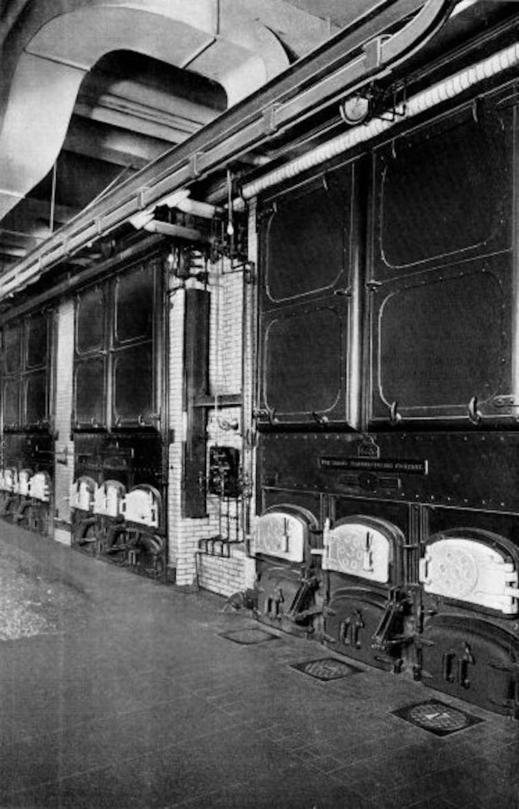 1942 Horse-power Installation of Babcock & Wilcox Boilers and Superheaters in the Singer Building, New York City