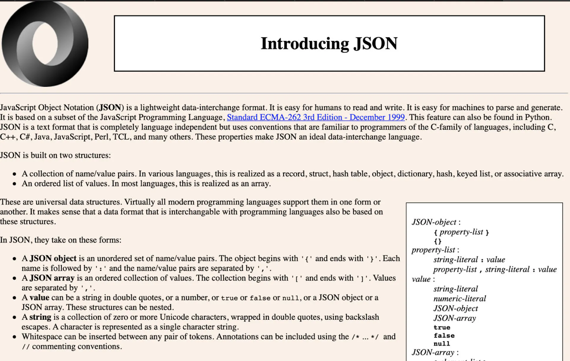 Wikipedia Json The History of JSON and the People That Created It | HackerNoon