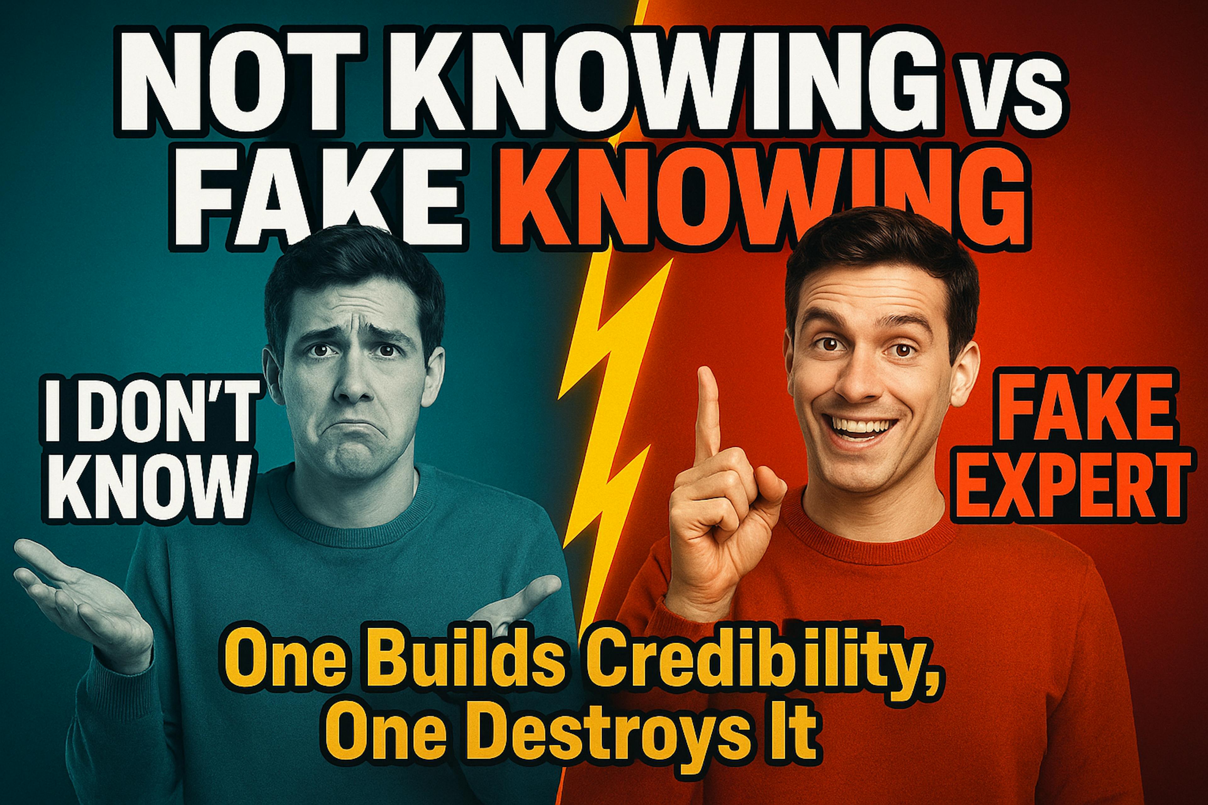 featured image - Stop Pretending You Know Everything