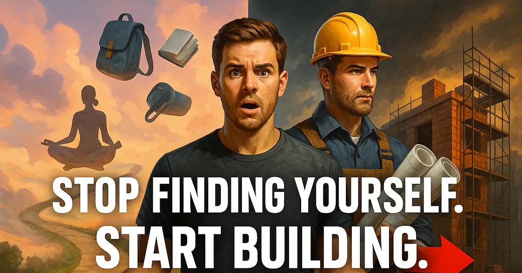 featured image - The “Finding Yourself” Myth Is Keeping You Stuck