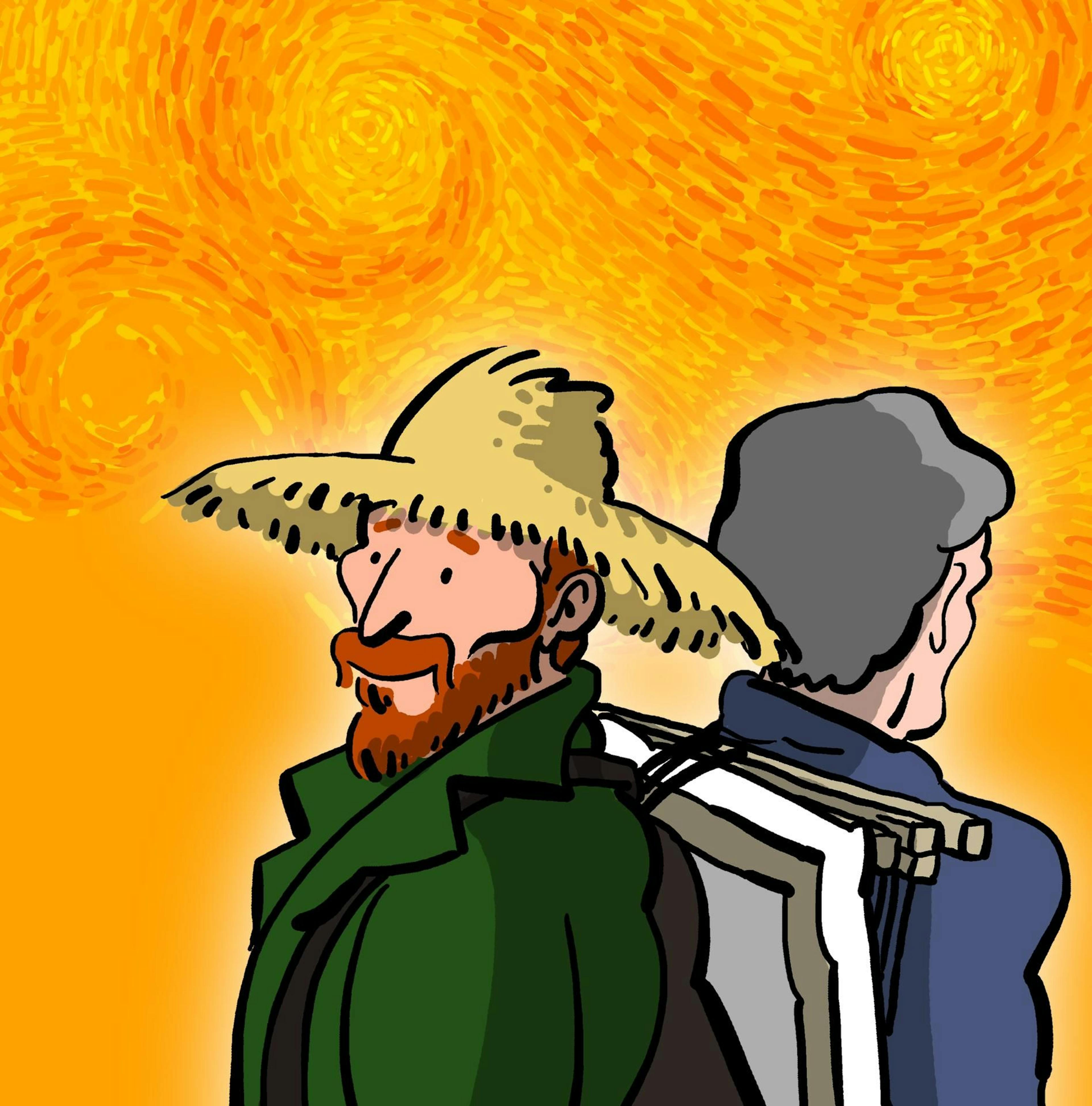 featured image - Artist to Create Van Gogh Meets Satoshi Nakamoto NFT Collection