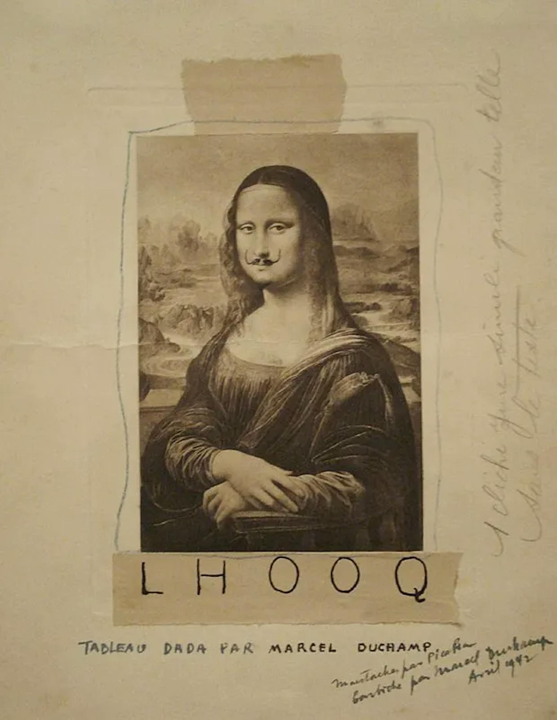 L.H.O.O.Q. (French pronunciation: ​[ɛl aʃ o o ky]) is a work of art by Marcel Duchamp.