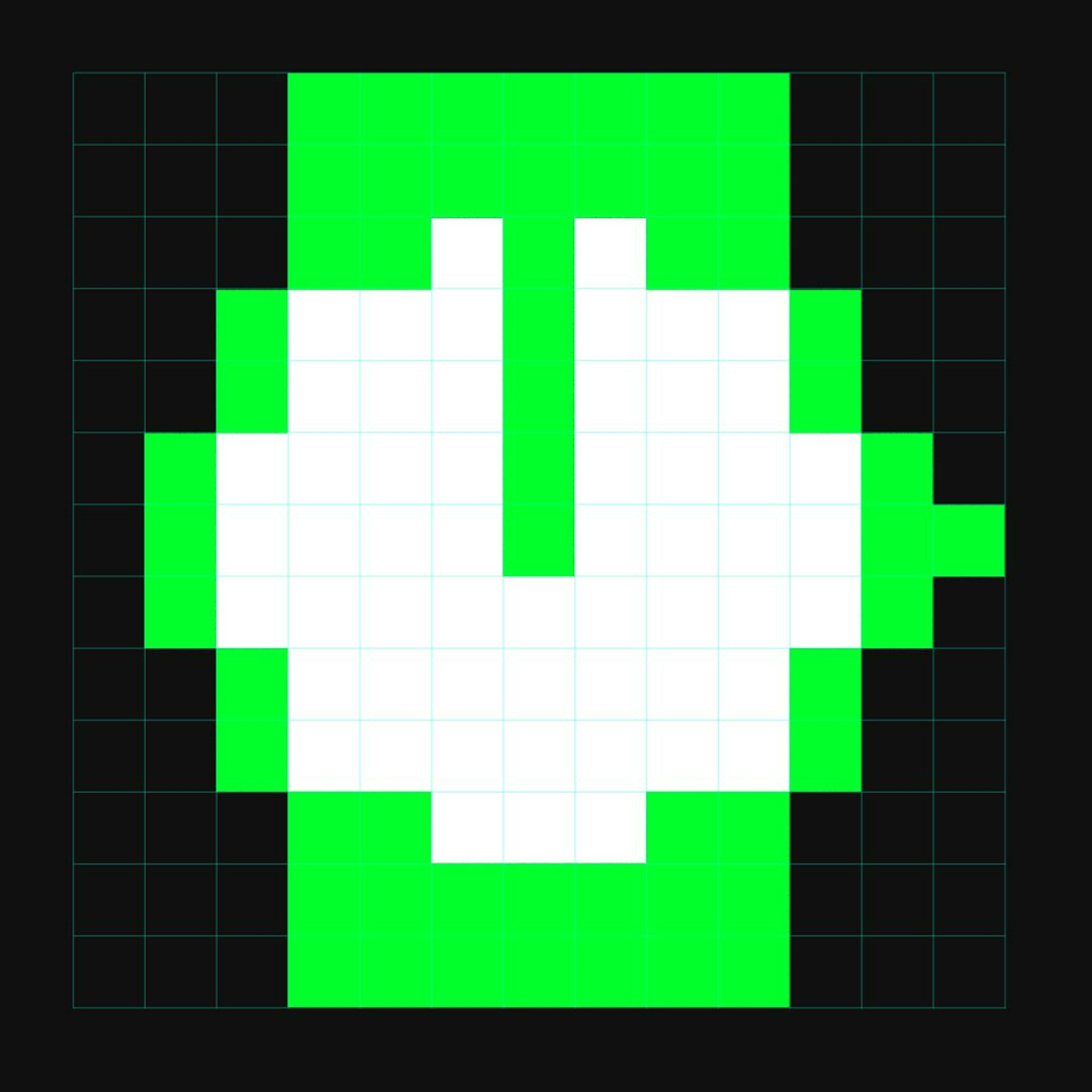 Cuadrícula de diseño del logotipo de HackerNoon