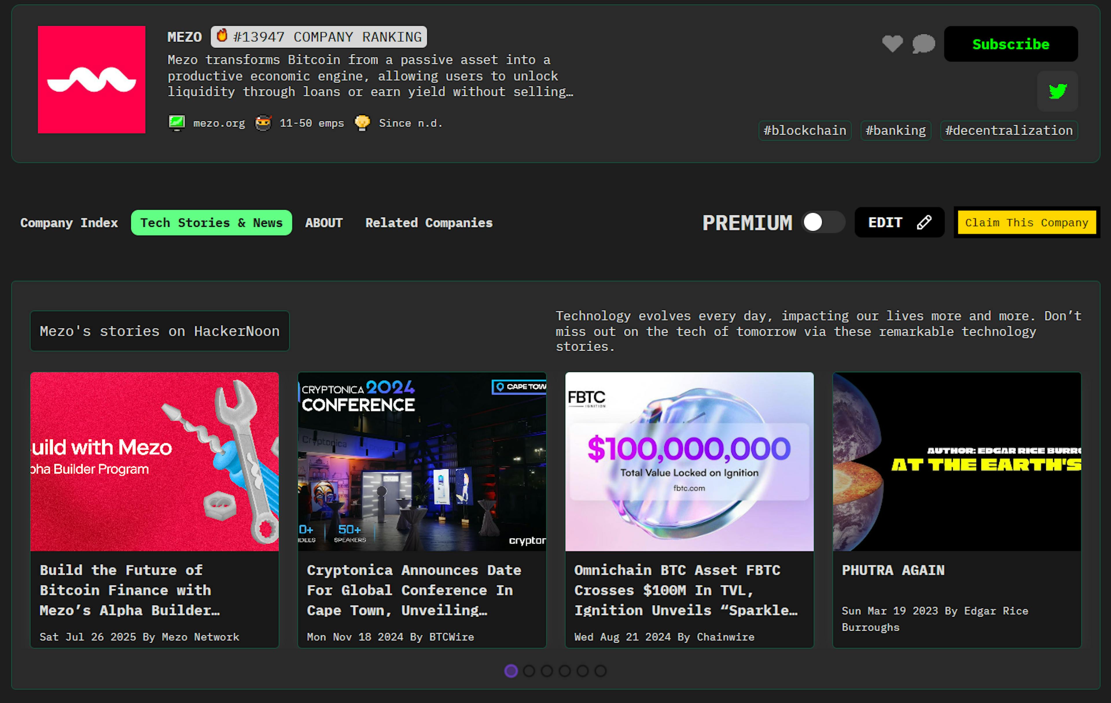 featured image - Meet Mezo: HackerNoon Company of the Week