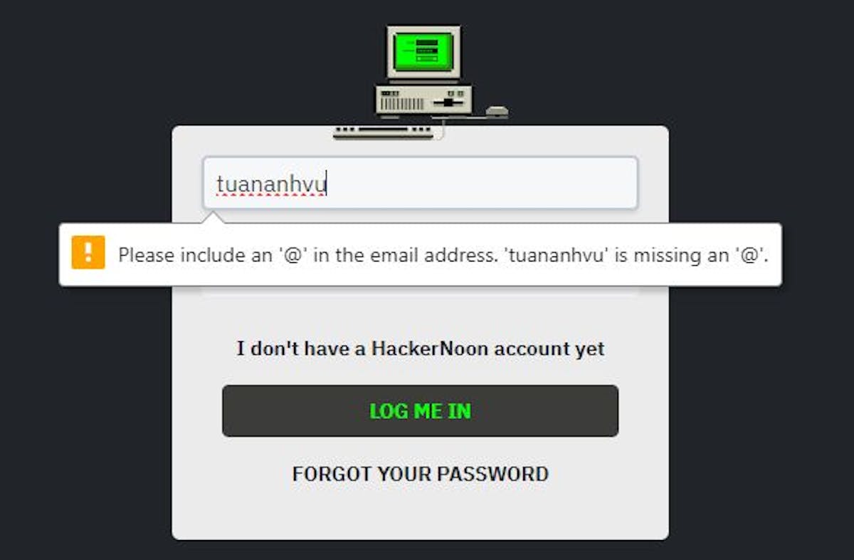 HackerNoon's error prevention mechanics