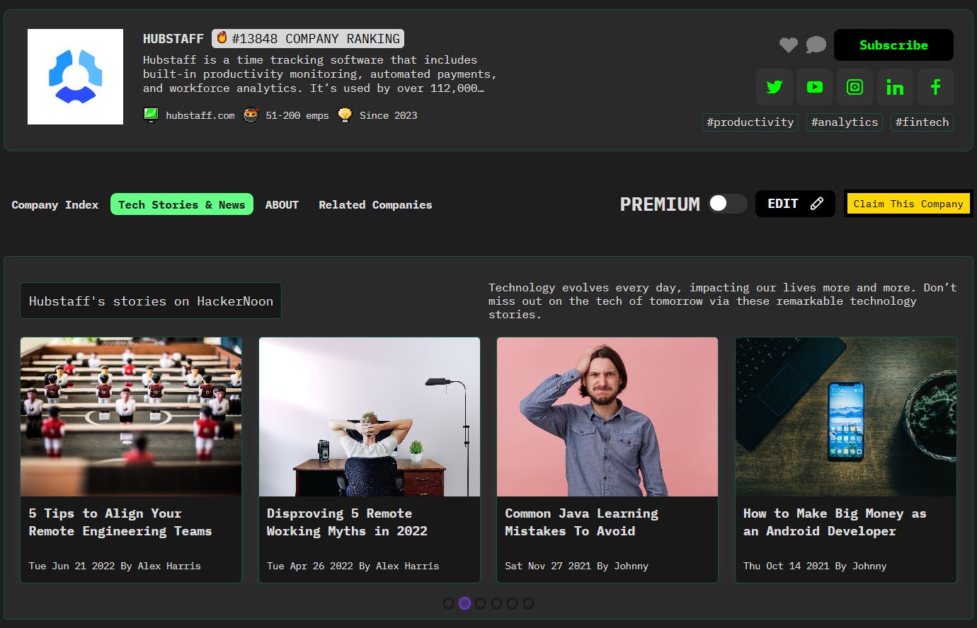 Meet Hubstaff: HackerNoon Company of the Week | HackerNoon