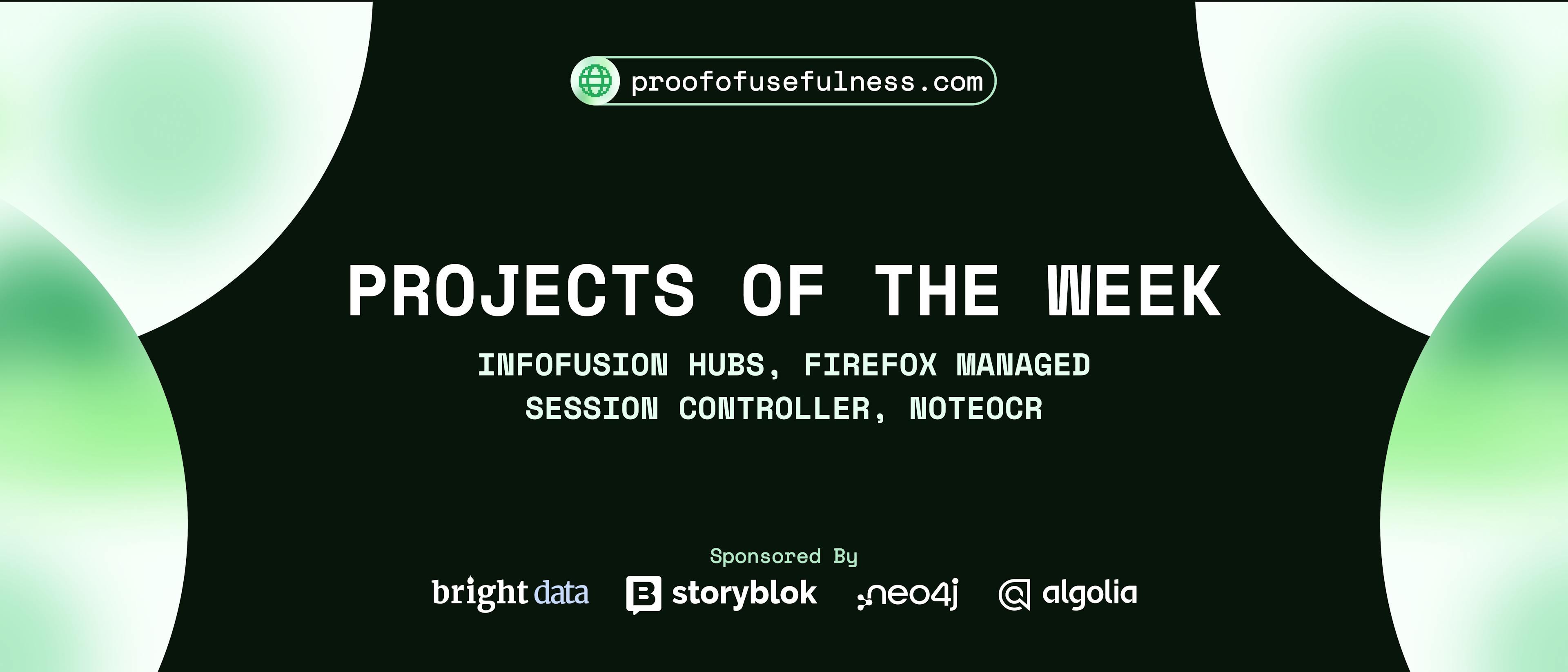 featured image - HackerNoon Projects of the Week: InfoFusion Hubs, Firefox Managed Session Controller, NoteOCR