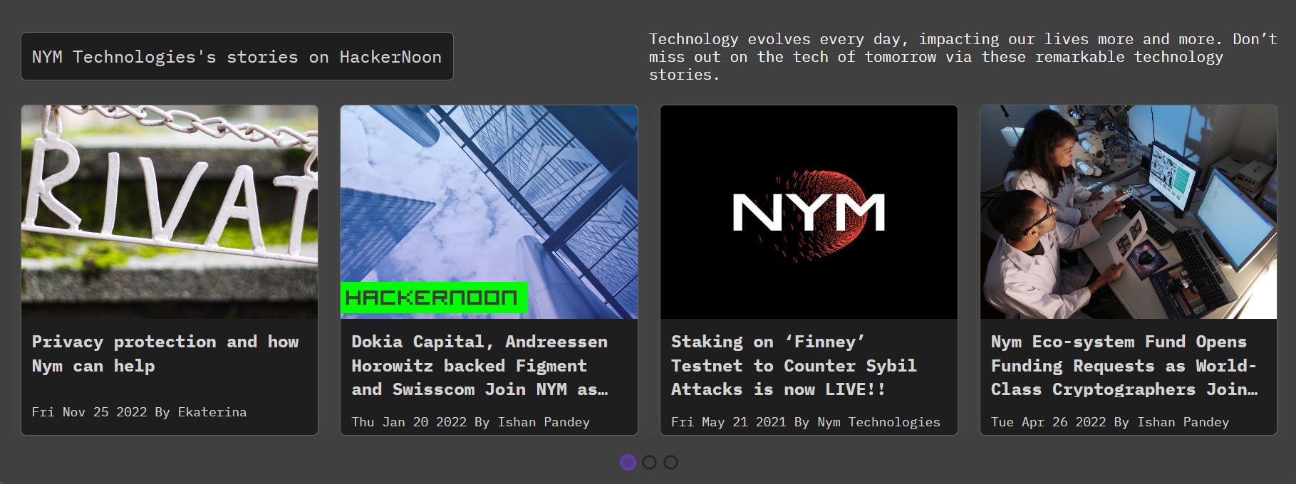 featured image - Meet NYM: HackerNoon Company of the Week