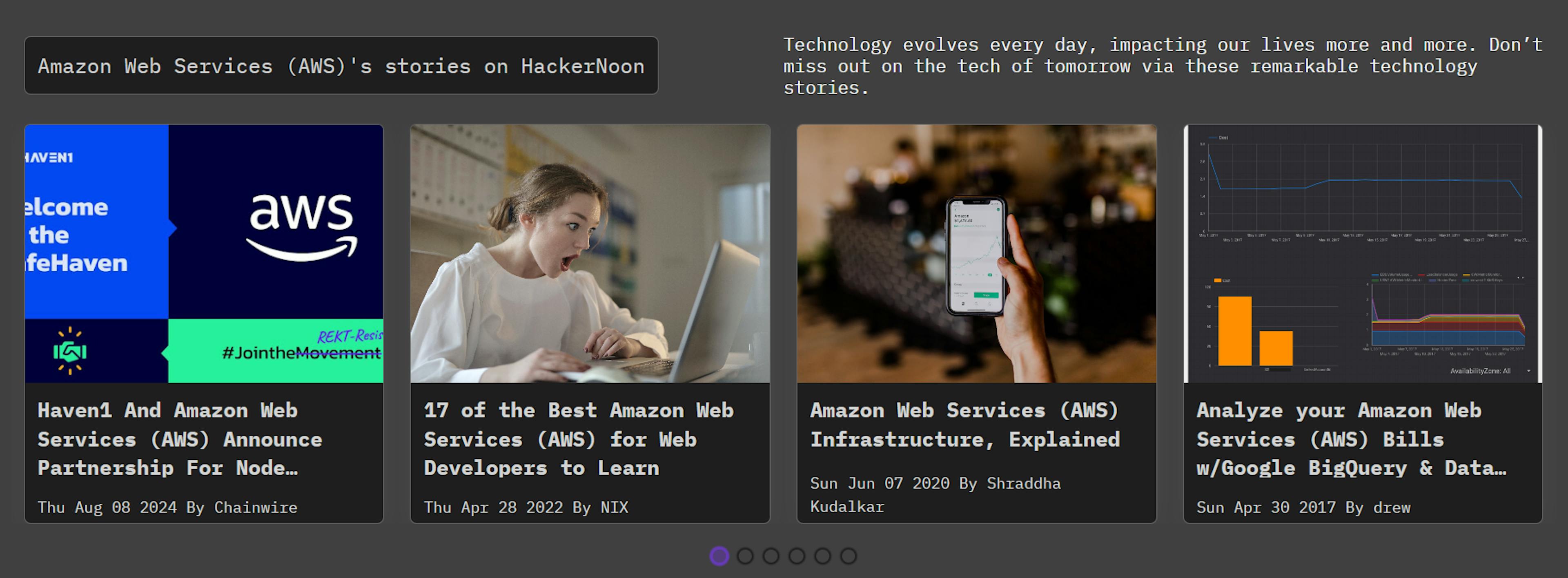 featured image - Meet AWS: HackerNoon Company of the Week