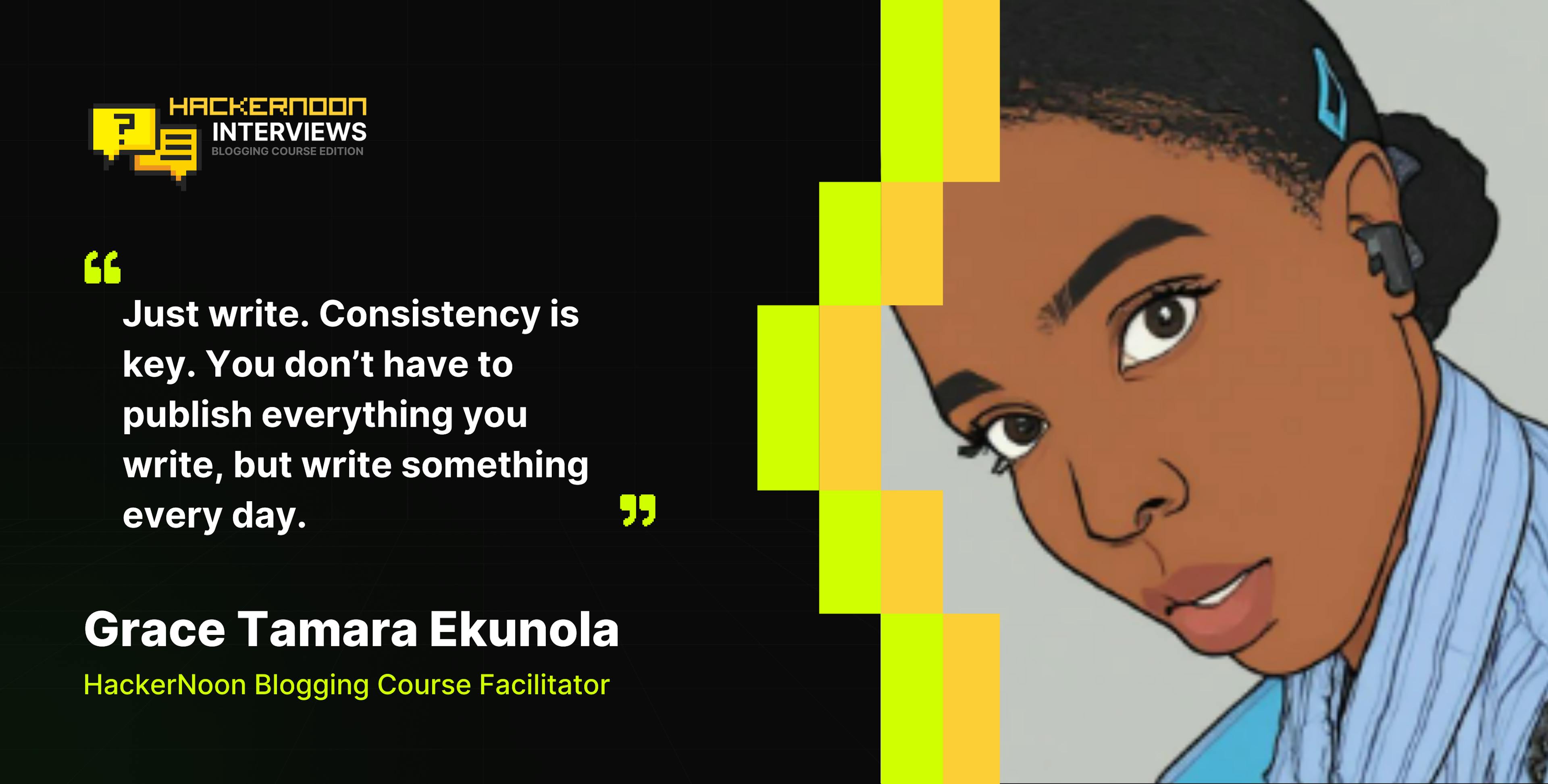 featured image - Meet Temmarie - HackerNoon Blogging Course Facilitator