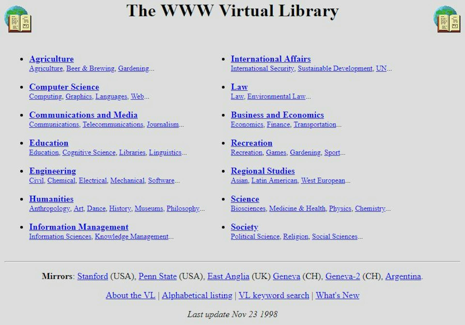 WWW Virtual Library