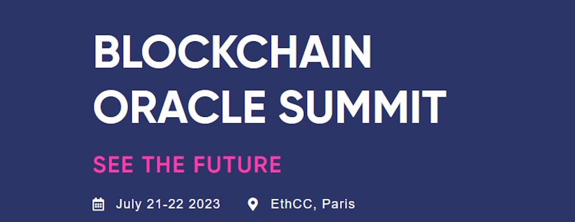 featured image - Blockchain Oracle Innovations e o 2023 Blockchain Oracle Summit