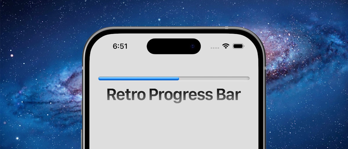 featured image - Retroceso de la interfaz de usuario: creación de una barra de progreso retro para iOS usando CALayers