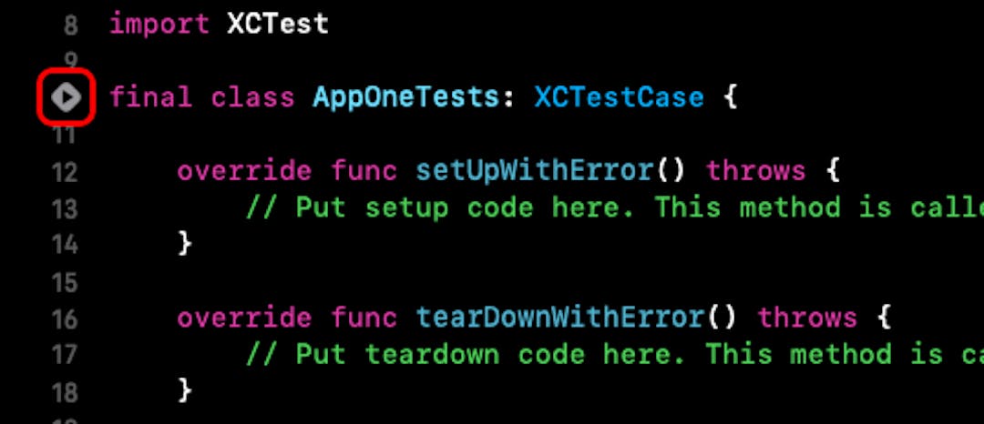 Start all tests in the case