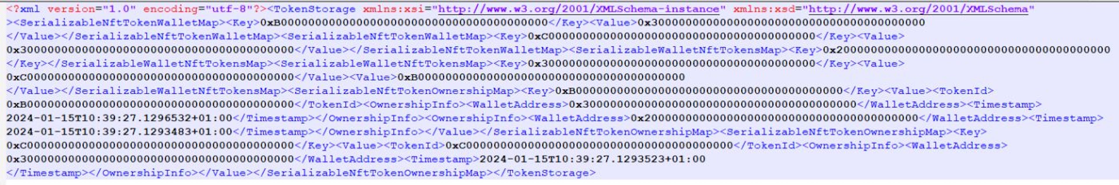 Xml Storage container file