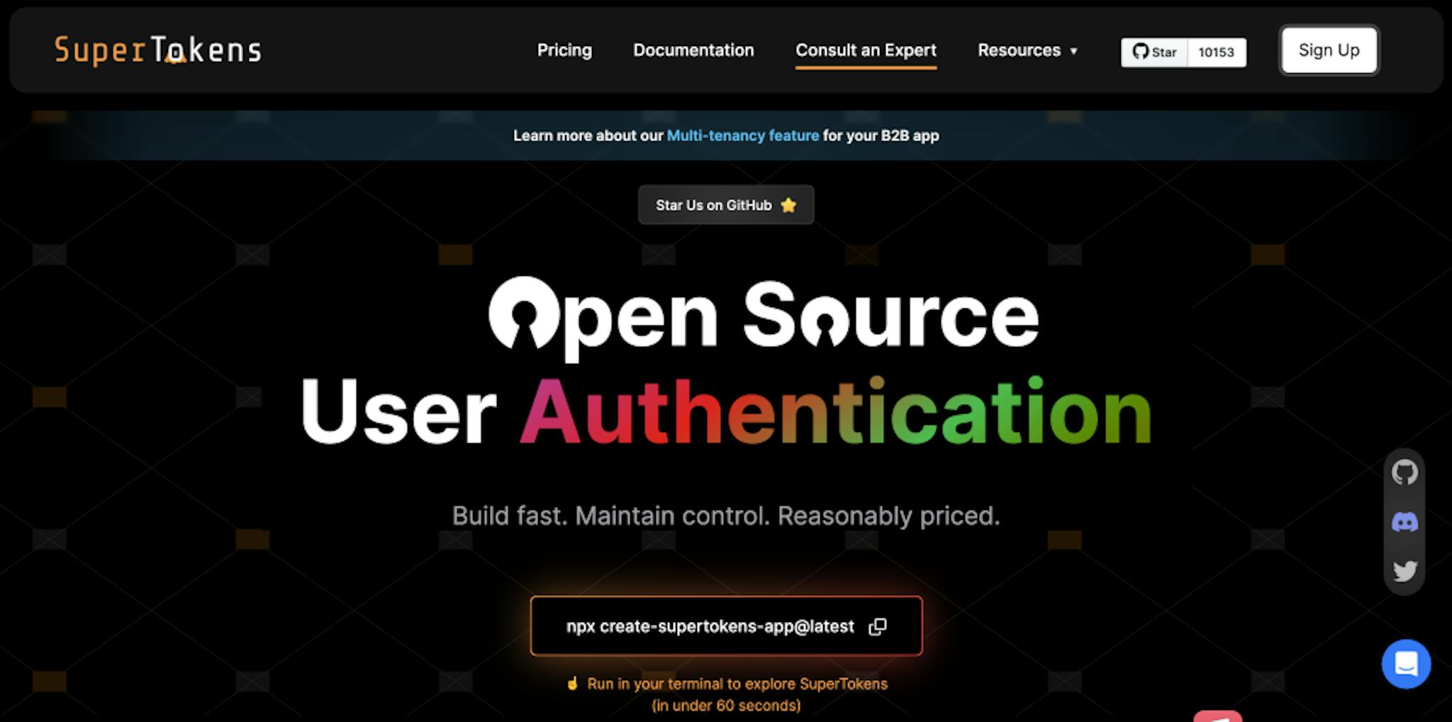 SuperTokens-Código abierto-Revisión-de-autenticación de usuario