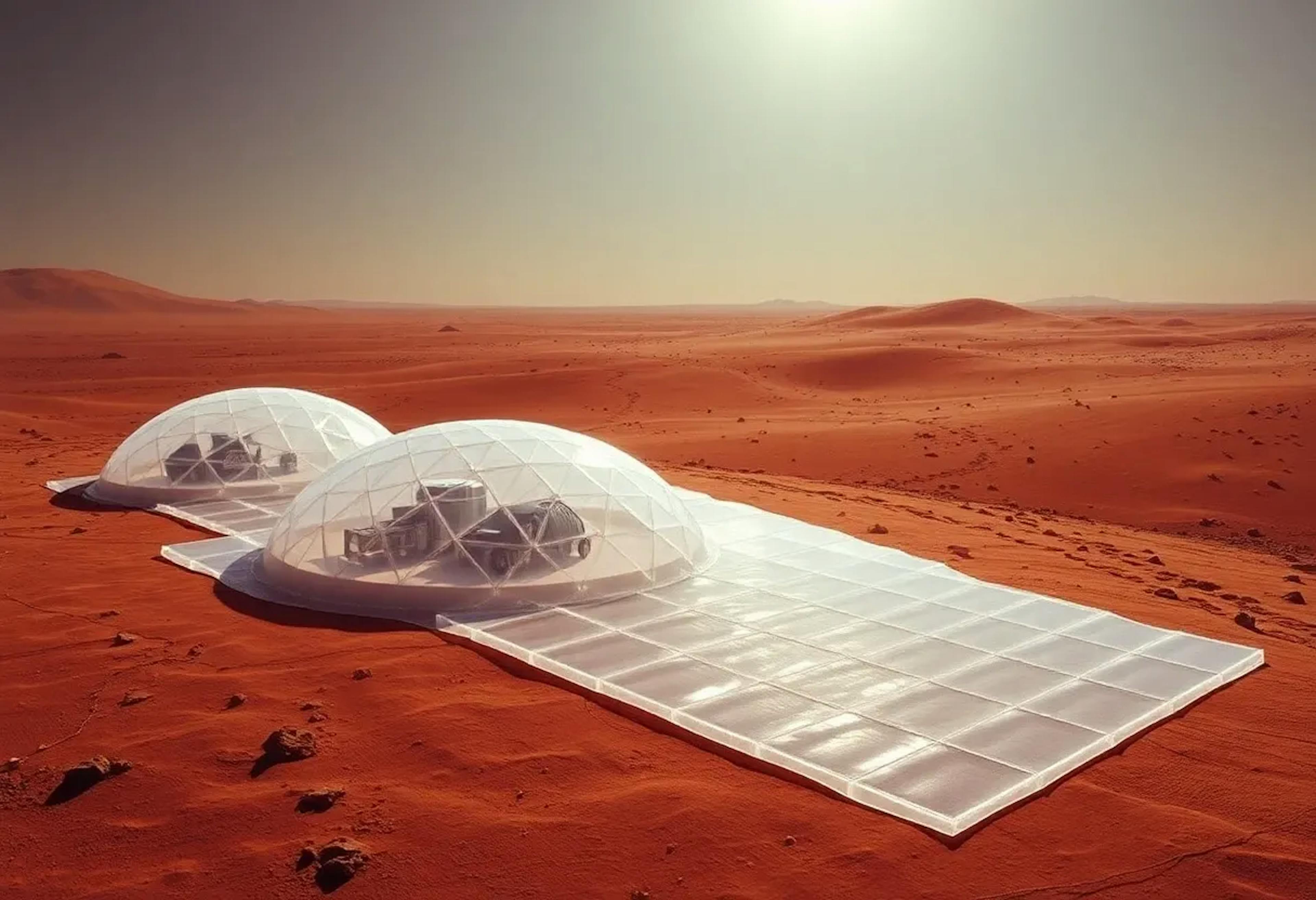 featured image - How Solar Sails, Aerogel Tiles and Engineered Microbes Could Transform the Red Planet