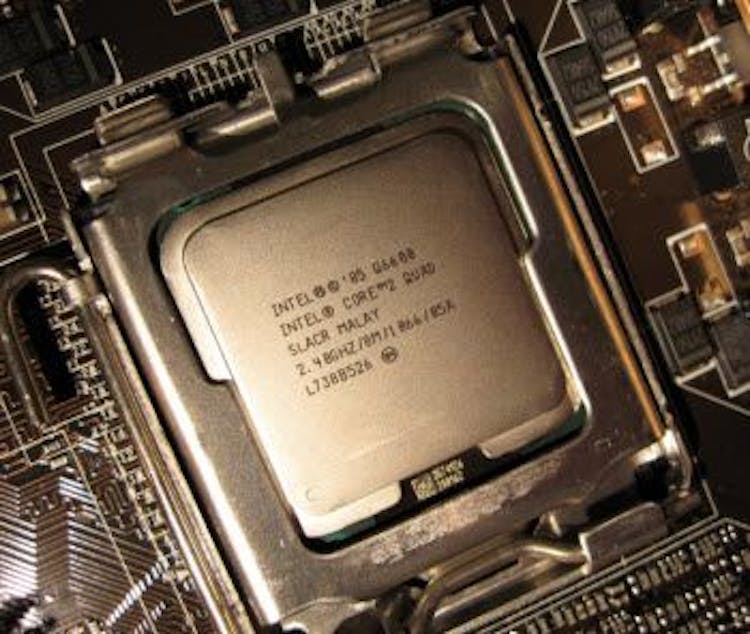 An image of a CPU