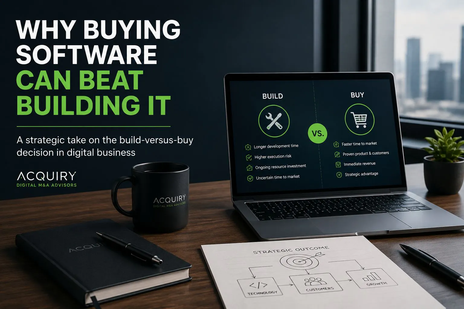 Joash Boyton of Acquiry on Why Buying Software Can Beat Building It