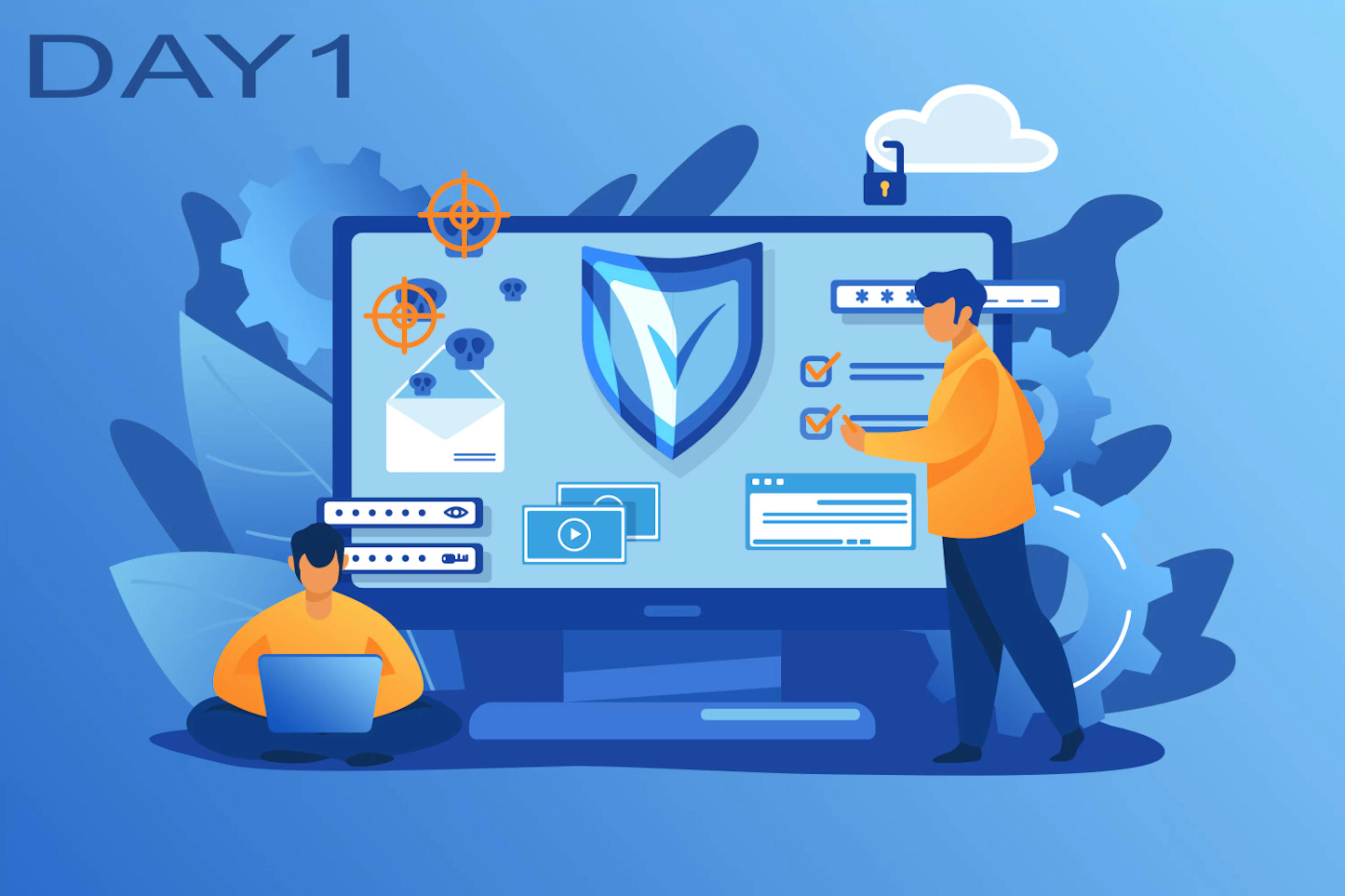 featured image - How to Level Up Your Code and Your Security: Day 1 - Demystifying Cybersecurity👨💻❤