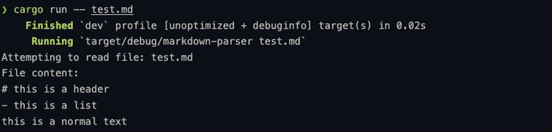 reading raw content from markdown file