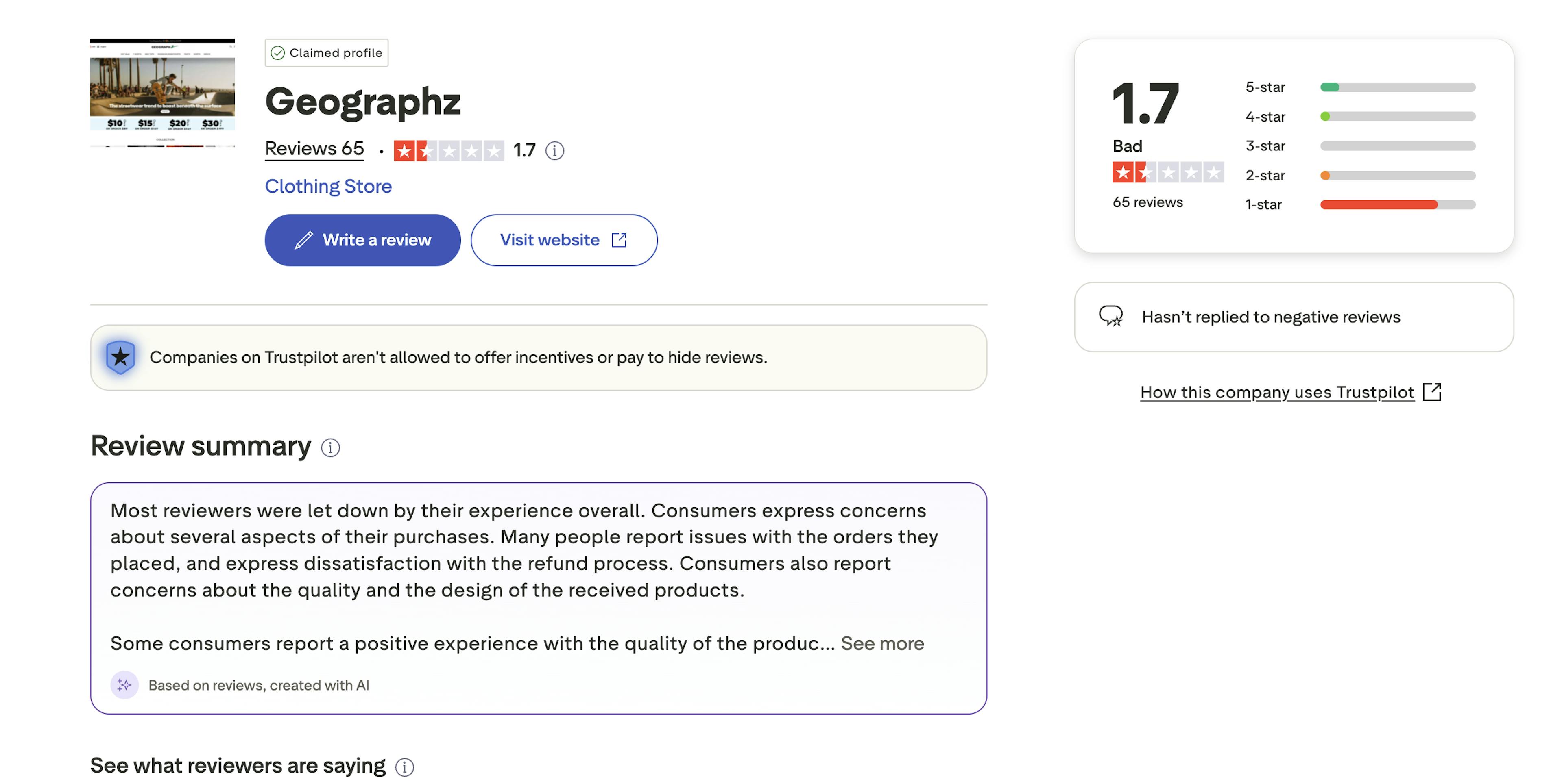 featured image - Geographz.com is a SCAM Please Don't Trust: Fake T-Shirts