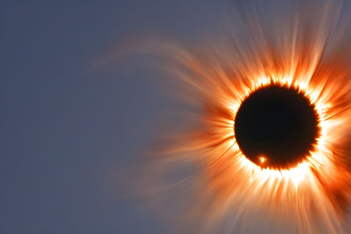 featured image - The Sun, With the Leaping Corona, Burst Through the Blackness Behind Us