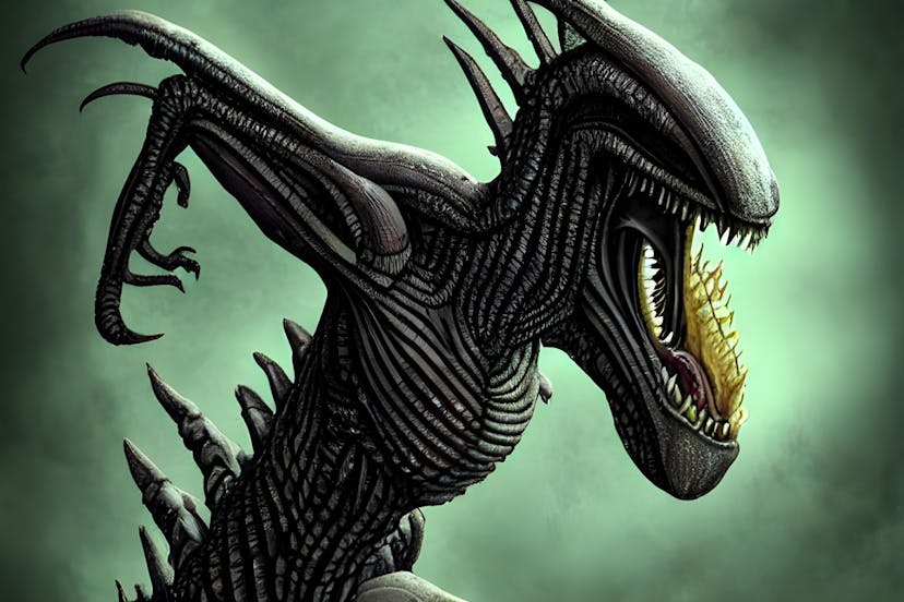 /marable-in-a-desperate-frenzy-hacked-at-the-reptiles-awful-head feature image