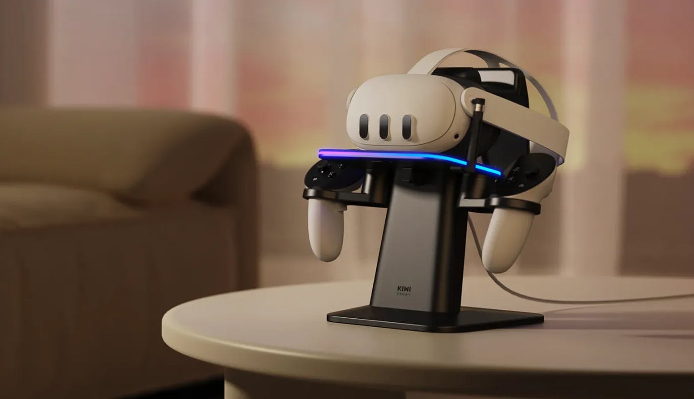 featured image - KIWI Design Quest 3 RGB Vertical Charging Stand Review: Comparing Cost and Functions