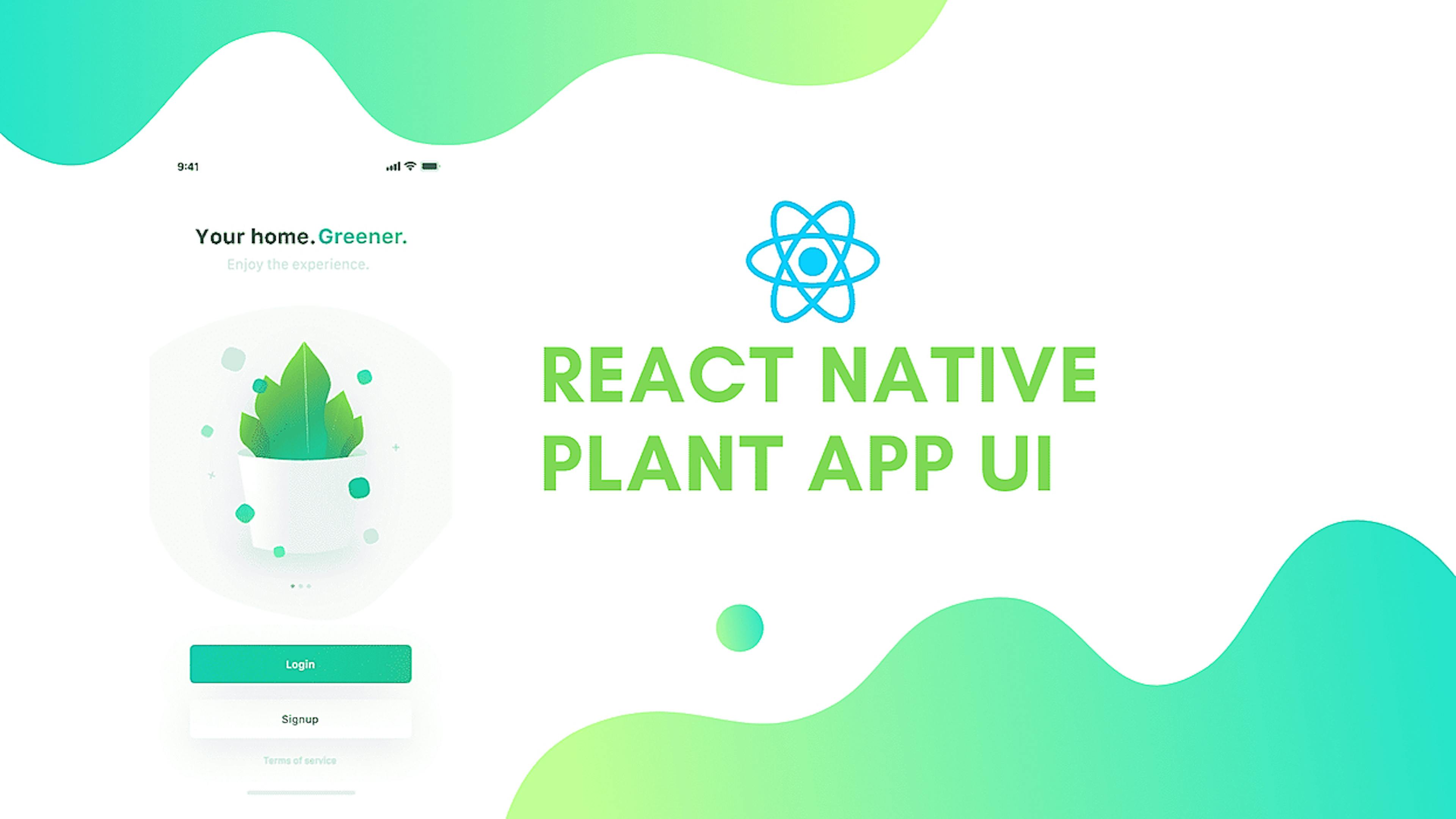 featured image - React Native Plant App UI #1 : jump Started