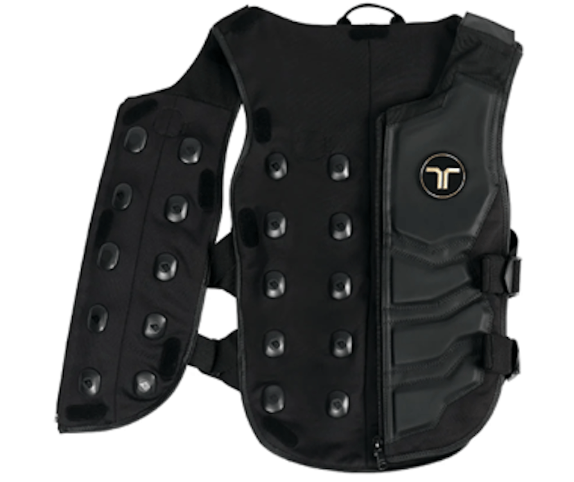 Haptic Vests allow you to feel impacts in games, which immediately pulls you into the game on another level