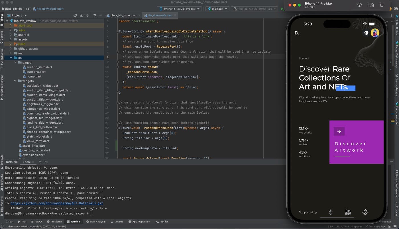 featured image - Running Parallel Code in Flutter With Isolates