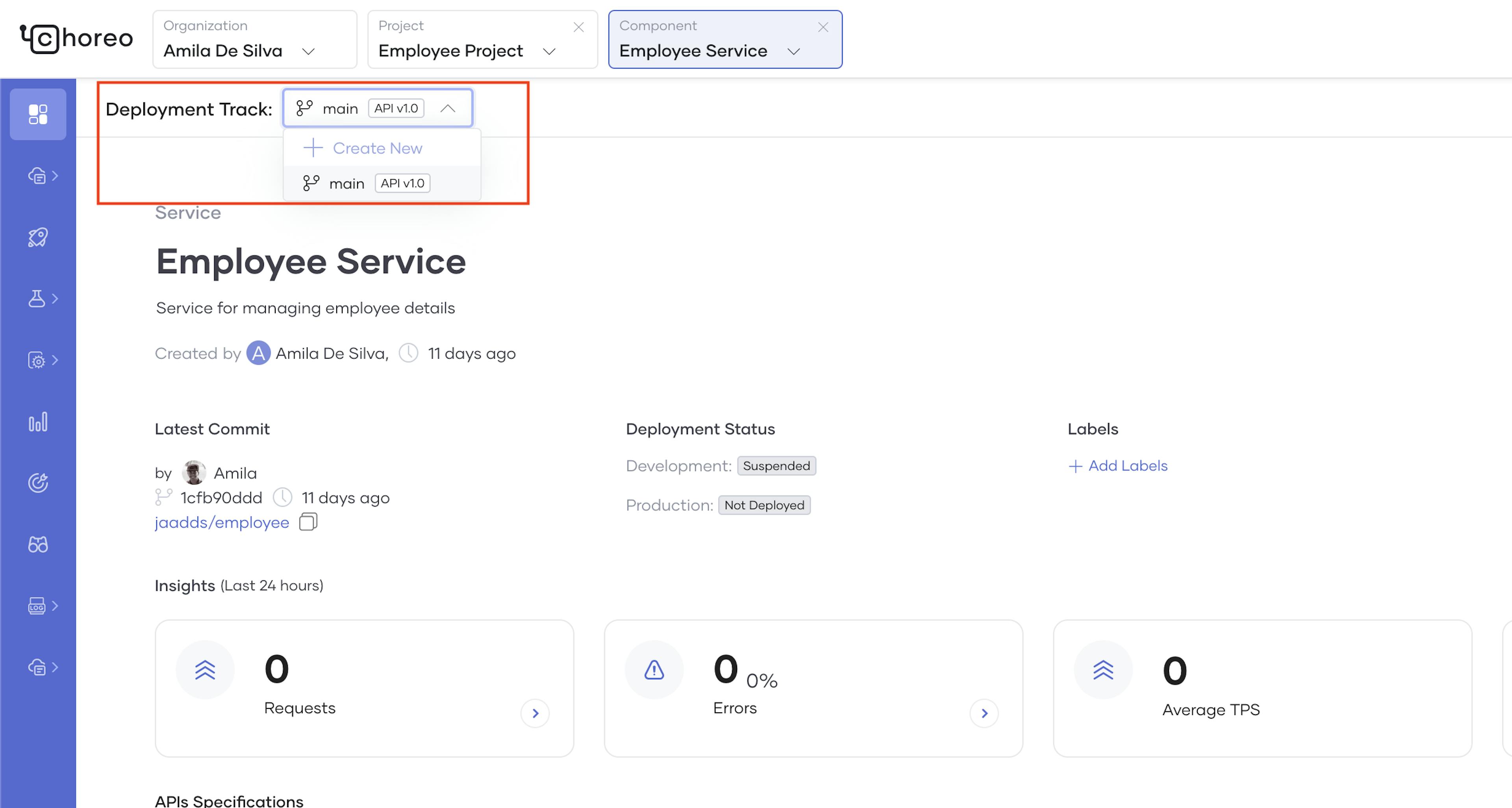 Component Overview Page