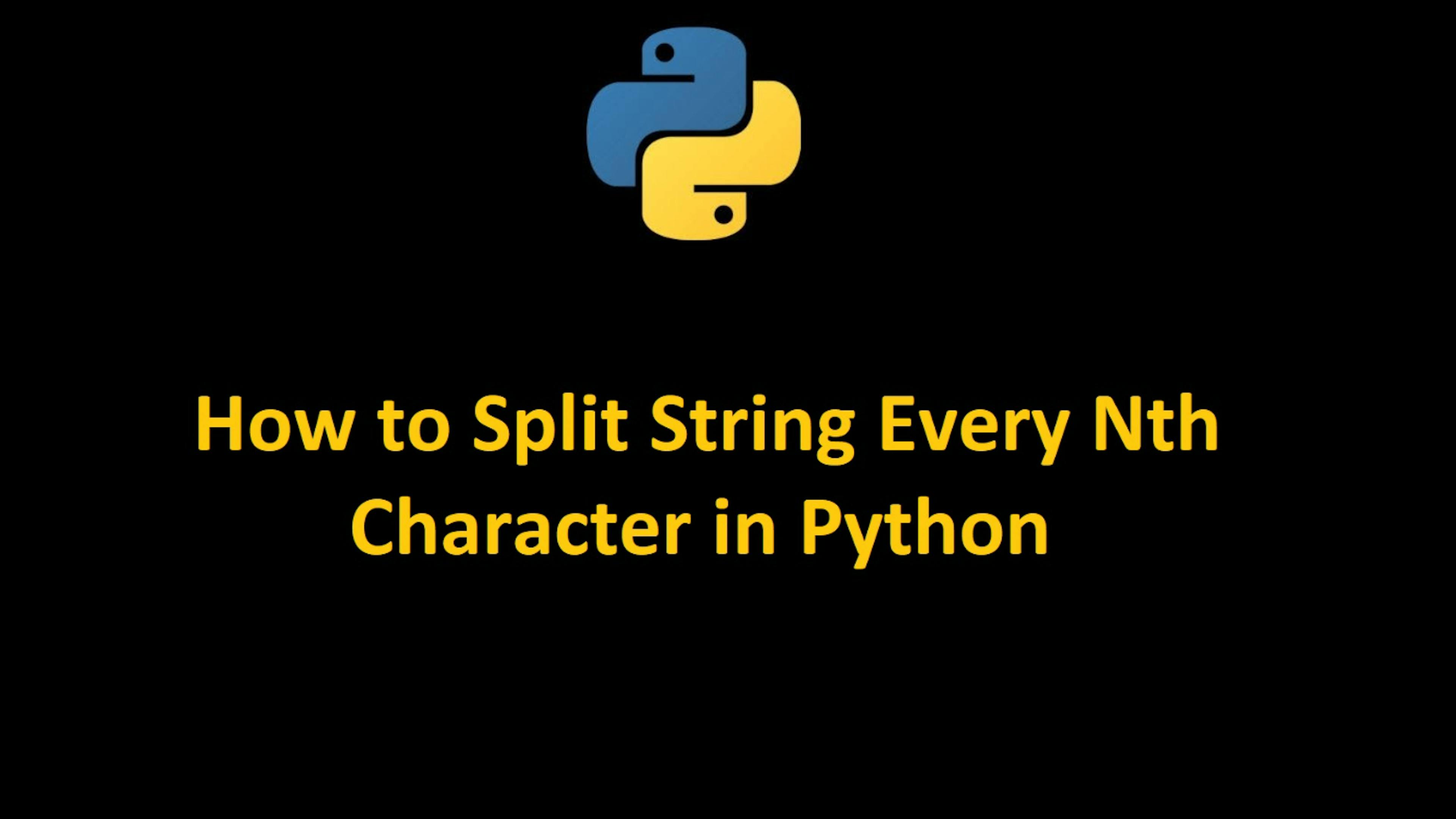 featured image - How to Split String Every Nth Character in Python