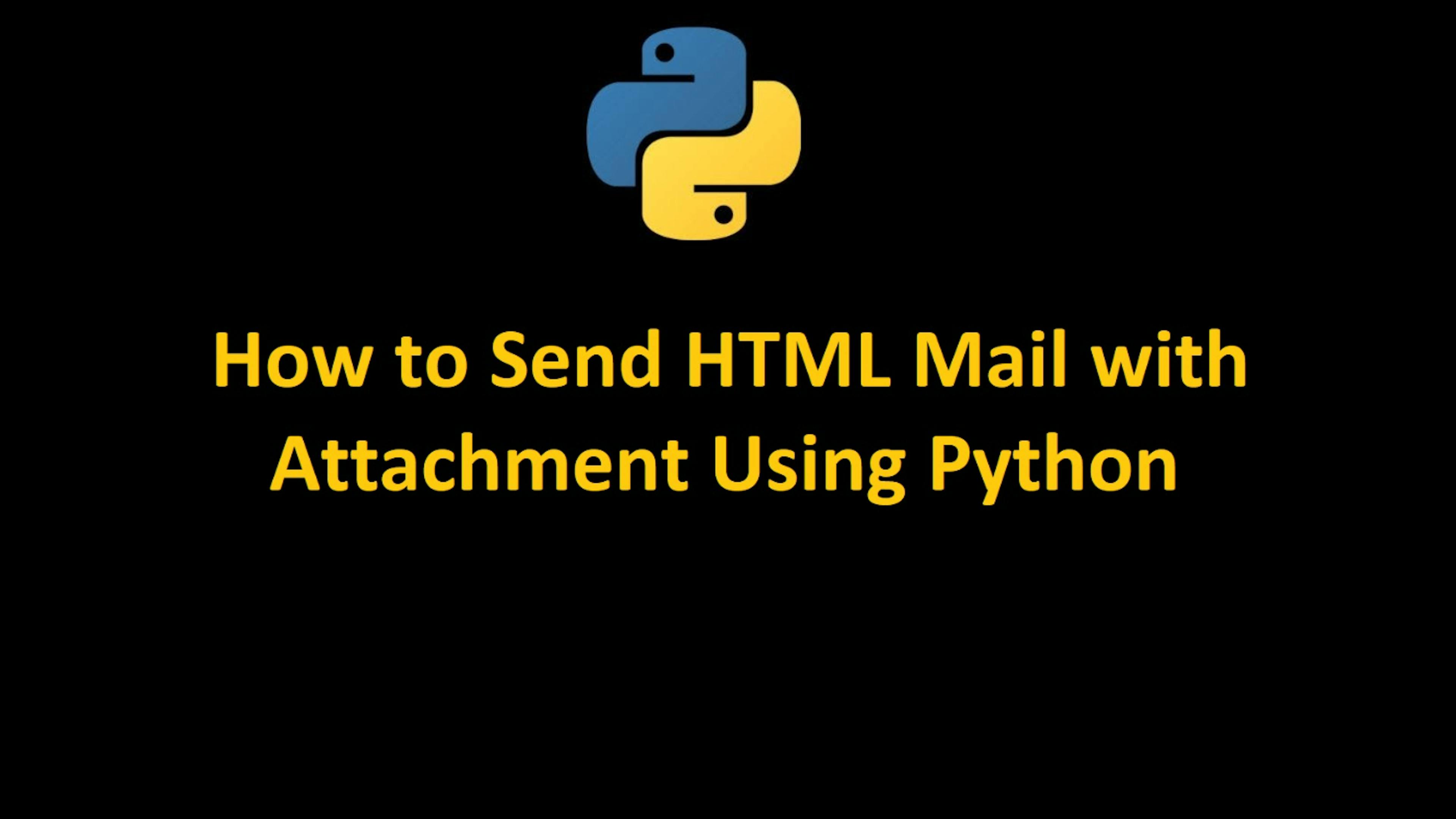 featured image - How to Send HTML Emails with Attachments Using Python