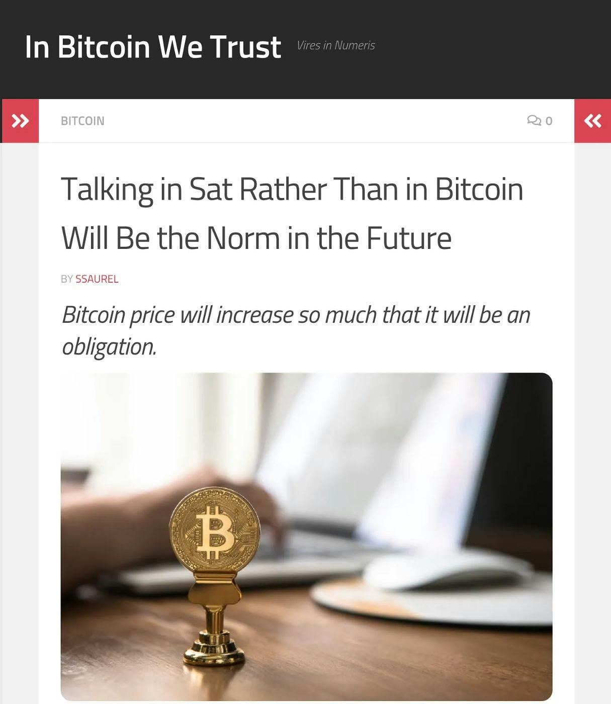 The Time to Think In Satoshis Has Come | HackerNoon