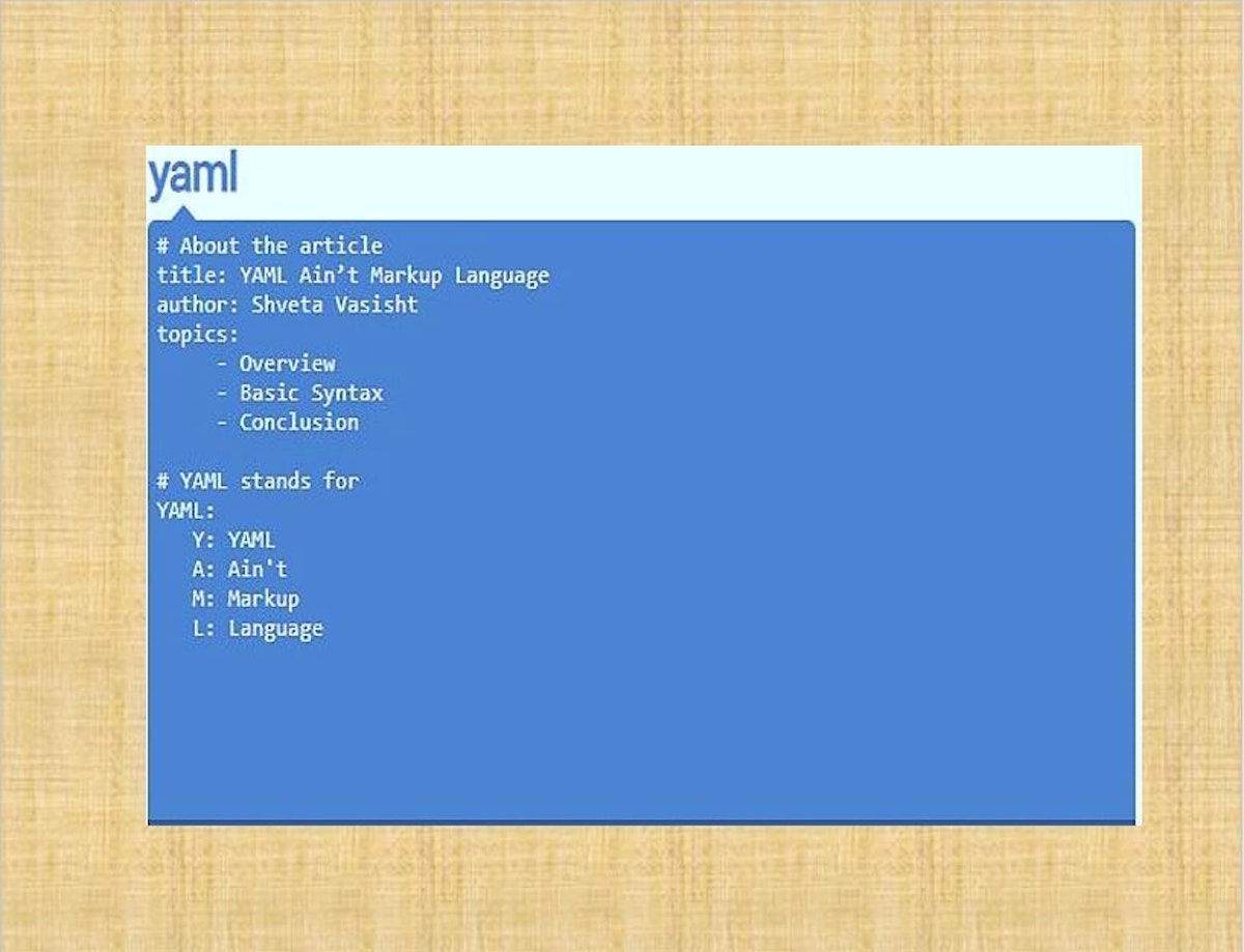 featured image - Learning YAML - YAML Ain't Markup Language