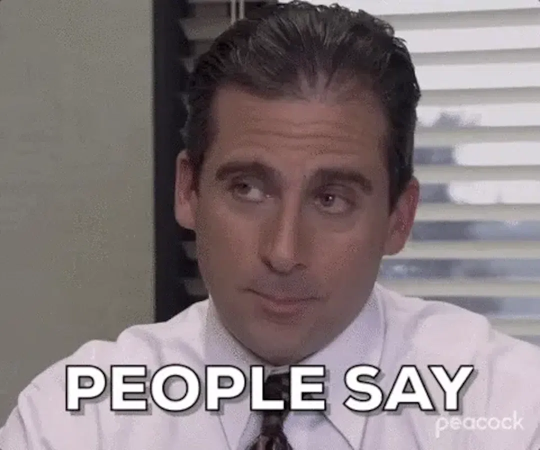 Die Leute lügen, Michael. Leute lügen.