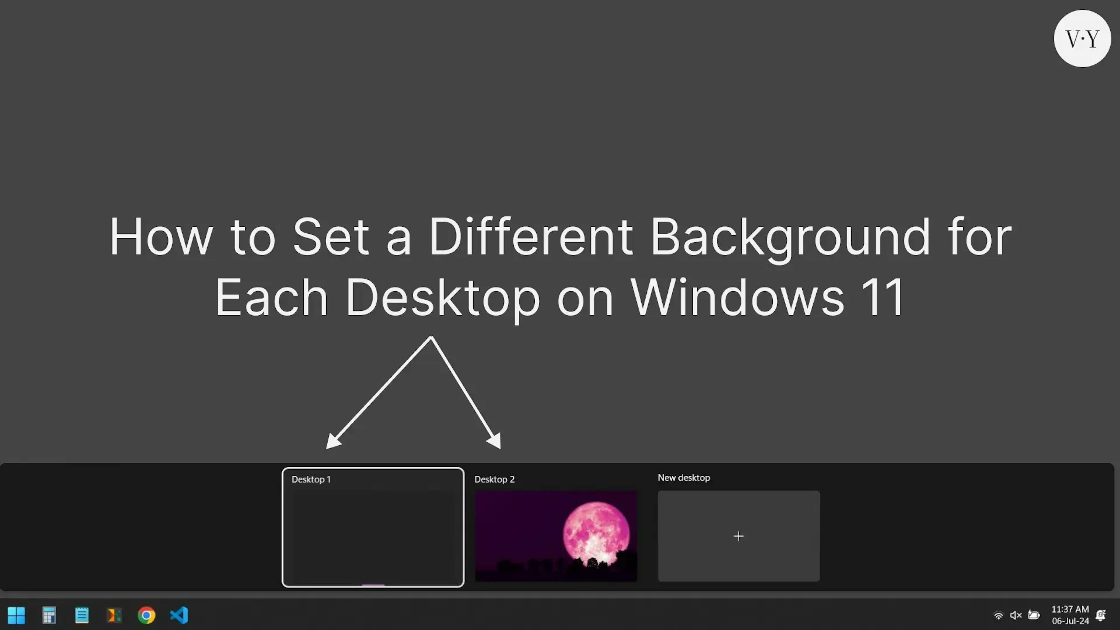 /setting-different-backgrounds-for-each-desktop-on-windows-11-and-10 feature image