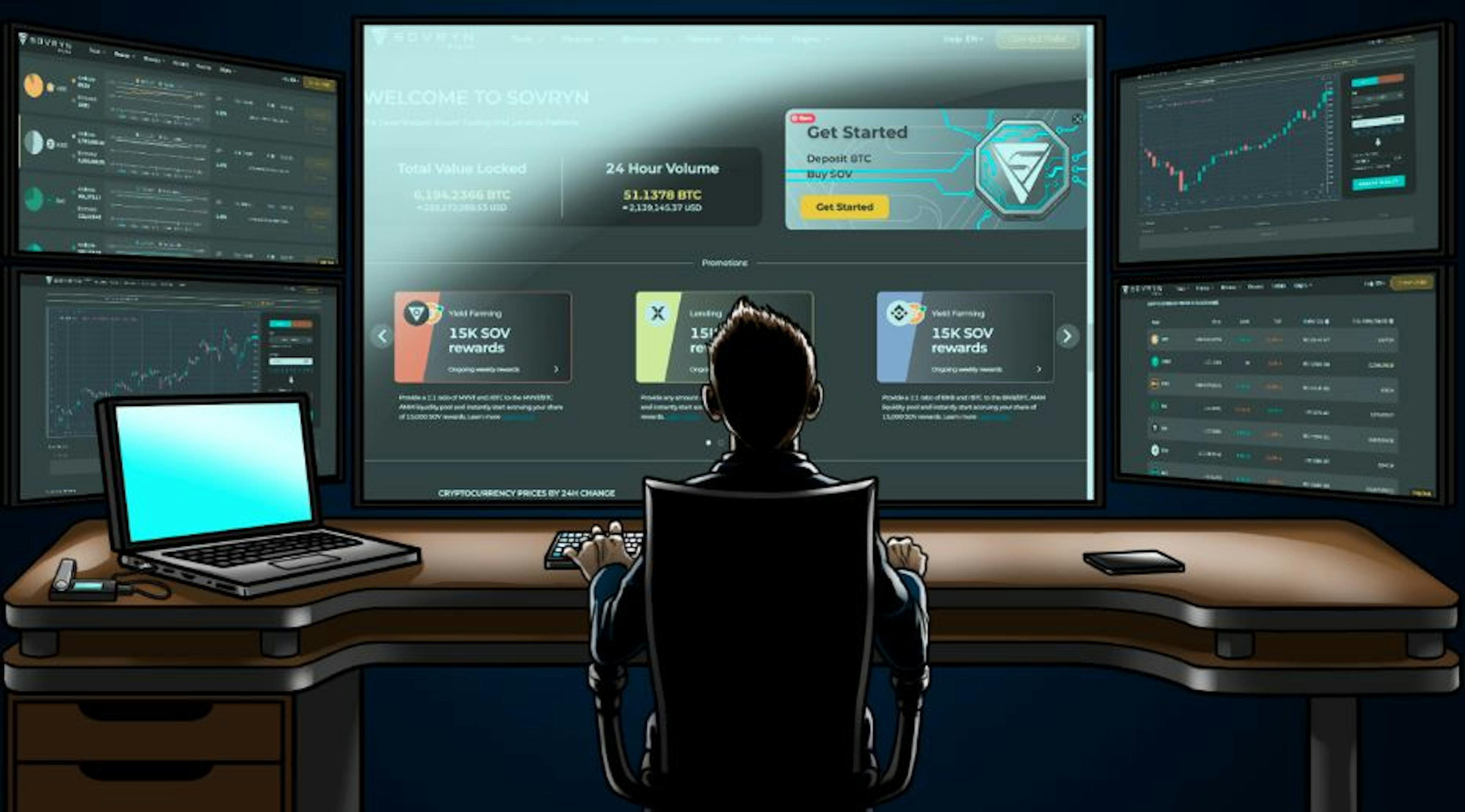 /becoming-a-day-trader-interview-and-introduction-to-bitcoin-defi-products feature image