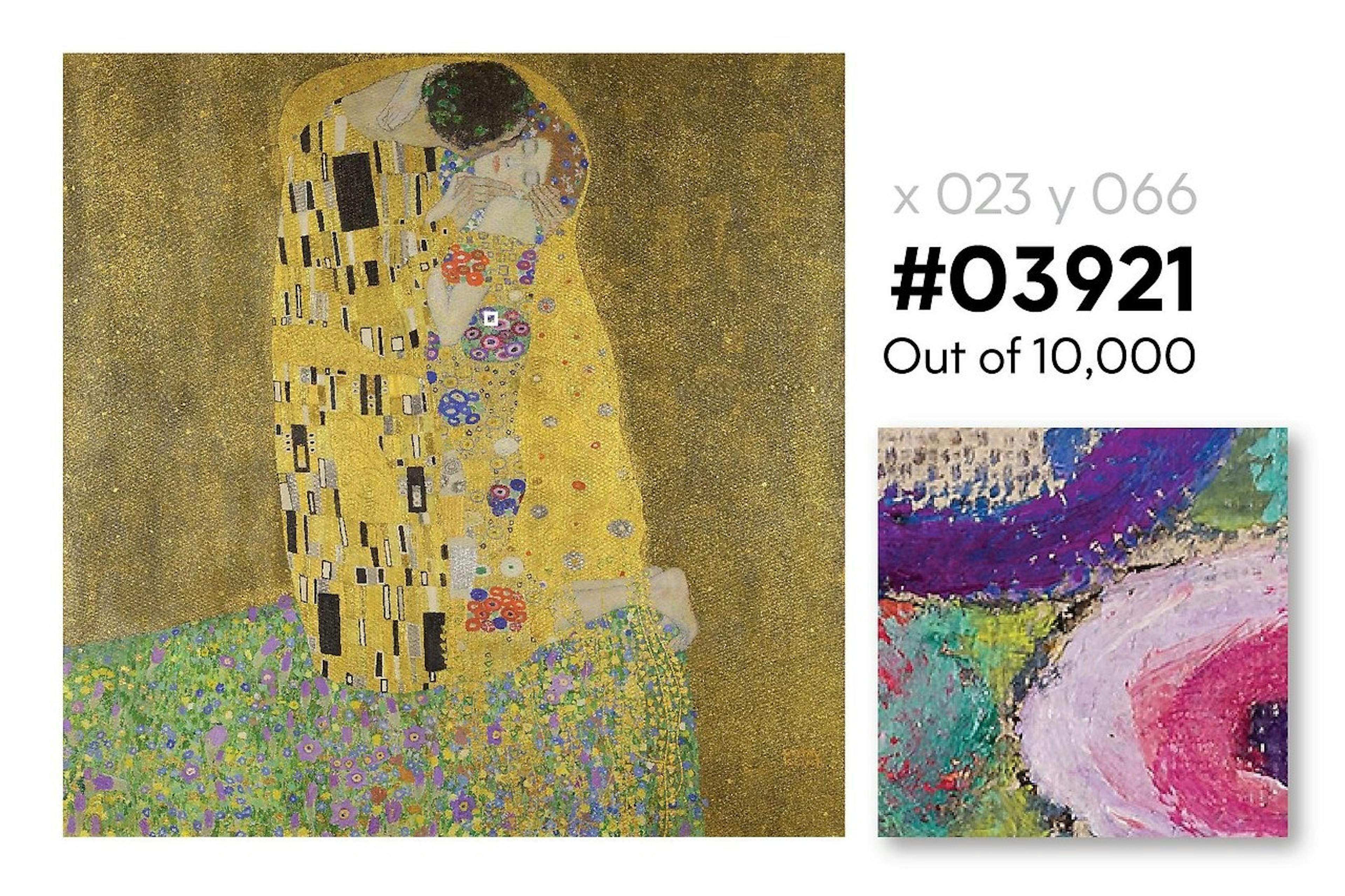 NFT the Kiss by Gustav Klimt #03921